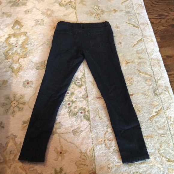 Black skinny jeans jigging small waist band - Picture 3 of 3